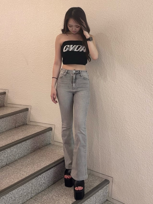 GYDA ニットベアトップス