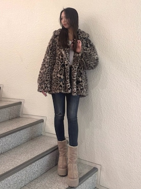 miyuさん（レディース・160cm）の冬コーディネート