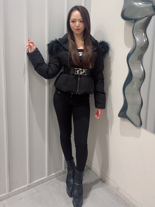 GDベルト付きショートダウンコート（ダウンジャケット/コート）｜GYDA