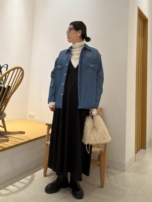 セール】【万能ワンピース】【オールシーズン活躍】ディープVキャミ