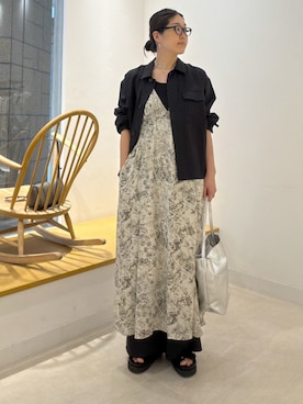 「ボタニカル柄」｜ggmichiiさん（レディース・168cm）の春コーディネート