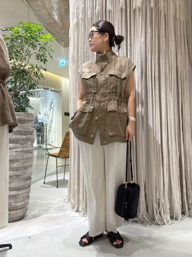 「アイテム（アクセサリー）」を使った、ggmichiiさん（レディース・168cm）の春コーディネート