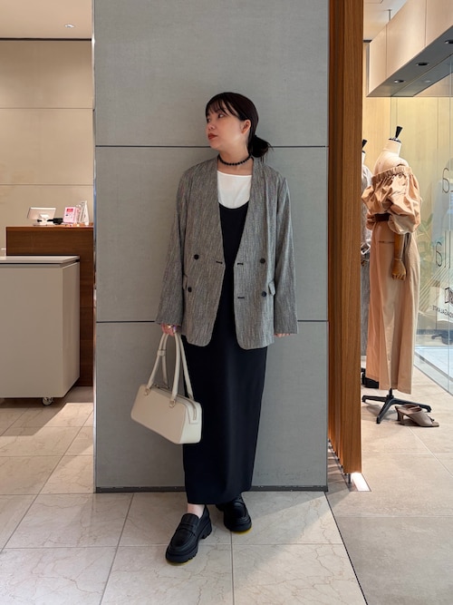 セール】【セットアップ対応】ノーカラーツイードジャケット（その他