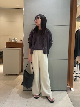 「メガネ女子」｜Sakiさん（レディース・161cm）の春コーディネート