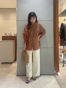 「アイテム（チョーカー）」を使った、Sakiさん（レディース・161cm）の夏コーディネート