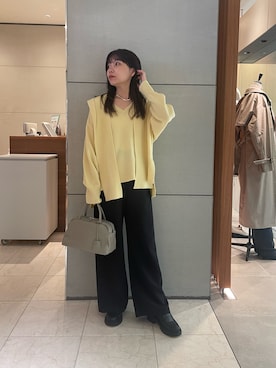 「アイテム（チョーカー）」を使った、Sakiさん（レディース・161cm）の秋コーディネート