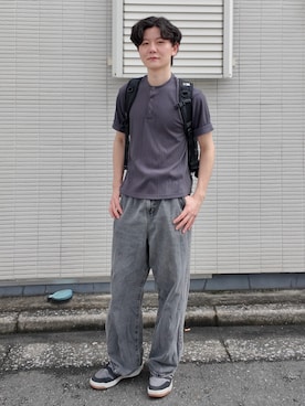 「CIYOT（シヨウト）のアイテム」を使った、たなか！さん（メンズ・182cm）の夏コーディネート