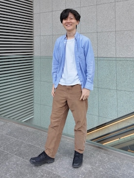 「PALLADIUM（パラディウム）のアイテム」を使った、たなか！さん（メンズ・182cm）の春コーディネート