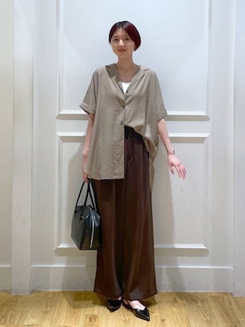 「A part by（アパートバイ）の≪追加8≫ステンレス_スネークネックレス（ネックレス）」を使った、apartby32さん（レディース・168cm・20代）の夏コーディネート