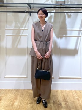「アイテム（ベスト）」を使った、apartby32さん（レディース・168cm・20代）の夏コーディネート