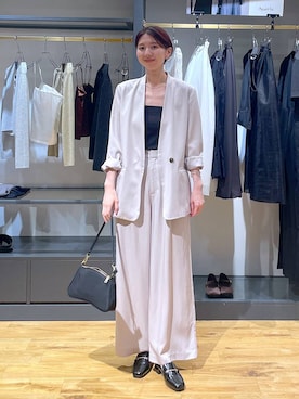 「アイテム（スラックス）」を使った、apartby32さん（レディース・168cm・20代）の夏コーディネート