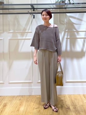 「アイテム（ボストンバッグ）」を使った、apartby32さん（レディース・168cm・20代）の夏コーディネート