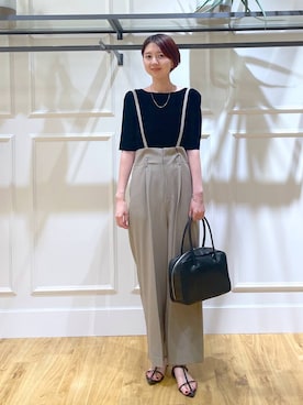 「A part by（アパートバイ）の≪追加8≫ステンレス_スネークネックレス（ネックレス）」を使った、apartby32さん（レディース・168cm・20代）の夏コーディネート