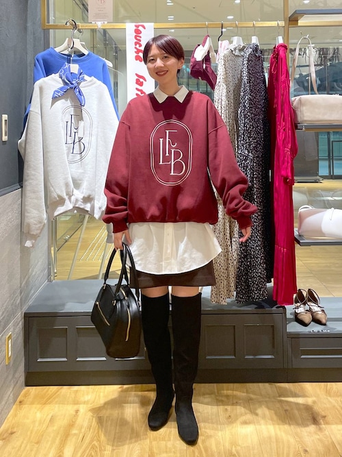 セール】ロゴシシュウシャツワンピース（シャツワンピース）｜A part