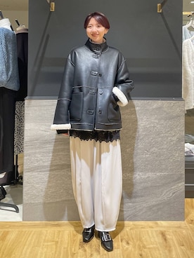 「and ST SALE」｜apartby32さん（レディース・168cm）の冬コーディネート