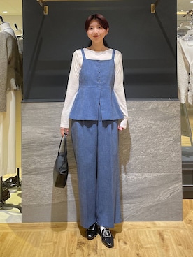 「A part by（アパートバイ）のアイテム（その他パンツ）」を使った、apartby32さん（レディース・168cm）の春コーディネート