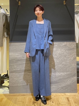 「A part by（アパートバイ）のアイテム（その他パンツ）」を使った、apartby32さん（レディース・168cm）の春コーディネート