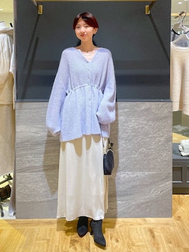 「A part by（アパートバイ）のアイテム（ネックレス）」を使った、apartby32さん（レディース・168cm）の秋コーディネート