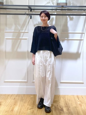 「A part by（アパートバイ）の≪追加8≫ステンレス_スネークネックレス（ネックレス）」を使った、apartby32さん（レディース・168cm・20代）の夏コーディネート