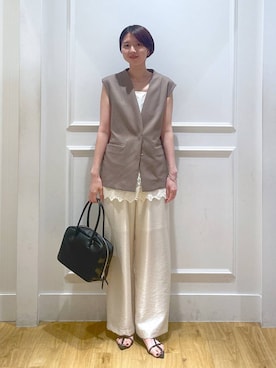 「アイテム（チュニック）」を使った、apartby32さん（レディース・168cm）の夏コーディネート