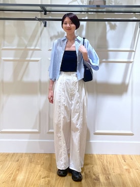 「A part by（アパートバイ）の≪追加8≫ステンレス_スネークネックレス（ネックレス）」を使った、apartby32さん（レディース・168cm・20代）の夏コーディネート
