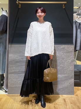 「A part by（アパートバイ）のアイテム（ネックレス）」を使った、apartby32さん（レディース・168cm）の秋コーディネート