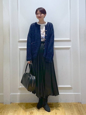 「アイテム（ボストンバッグ）」を使った、apartby32さん（レディース・168cm）の秋コーディネート