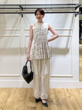 「アイテム（シューズ）」を使った、apartby32さん（レディース・168cm）の春コーディネート