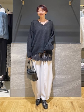 「アイテム（チュニック）」を使った、apartby32さん（レディース・168cm・20代）の冬コーディネート