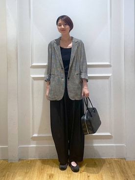 「A part by（アパートバイ）の≪追加8≫ステンレス_スネークネックレス（ネックレス）」を使った、apartby32さん（レディース・168cm・20代）の秋コーディネート