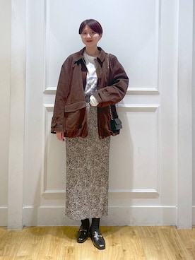 「アイテム（アクセサリー）」を使った、apartby32さん（レディース・168cm）の秋コーディネート