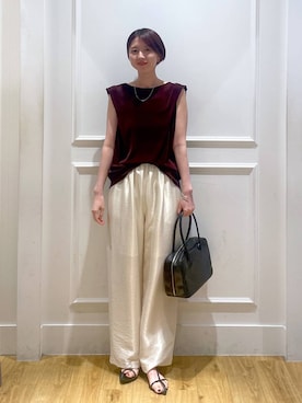 「A part by（アパートバイ）の≪追加8≫ステンレス_スネークネックレス（ネックレス）」を使った、apartby32さん（レディース・168cm・20代）の夏コーディネート