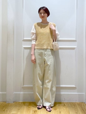 「A part by（アパートバイ）の≪追加8≫ステンレス_スネークネックレス（ネックレス）」を使った、apartby32さん（レディース・168cm・20代）の夏コーディネート