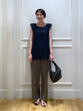 「A part by（アパートバイ）の≪追加8≫ステンレス_スネークネックレス（ネックレス）」を使った、apartby32さん（レディース・168cm）の夏コーディネート