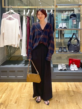 「アイテム（スラックス）」を使った、apartby32さん（レディース・168cm・20代）の夏コーディネート