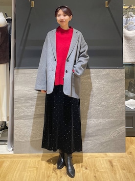 「apart by lowrys」｜「アイテム（ジャケット/アウター）」を使った、apartby32さん（レディース・168cm）の秋コーディネート