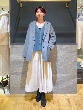 「A part by（アパートバイ）のアイテム（ネックレス）」を使った、apartby32さん（レディース・168cm）の秋コーディネート