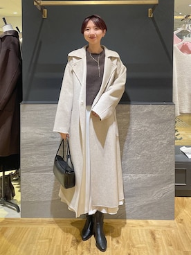 「アイテム（ネックレス）」を使った、apartby32さん（レディース・168cm・20代）の冬コーディネート