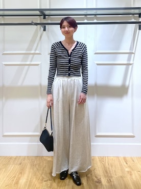 「A part by（アパートバイ）のアイテム（スウェットパンツ）」を使った、apartby32さん（レディース・168cm）の秋コーディネート