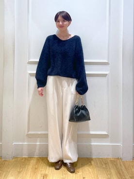 「A part by（アパートバイ）のアイテム（ネックレス）」を使った、apartby32さん（レディース・168cm）の秋コーディネート