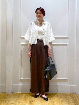 「アイテム（ボストンバッグ）」を使った、apartby32さん（レディース・168cm・20代）の夏コーディネート