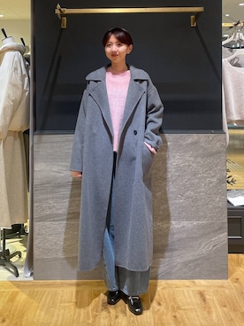 「アイテム（ステンカラーコート）」を使った、apartby32さん（レディース・168cm・20代）の秋コーディネート