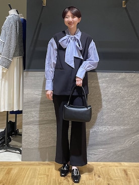 「A part by（アパートバイ）のアイテム（パンツドレス）」を使った、apartby32さん（レディース・168cm）の冬コーディネート