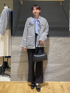 「A part by（アパートバイ）のアイテム（パンツドレス）」を使った、apartby32さん（レディース・168cm）の冬コーディネート