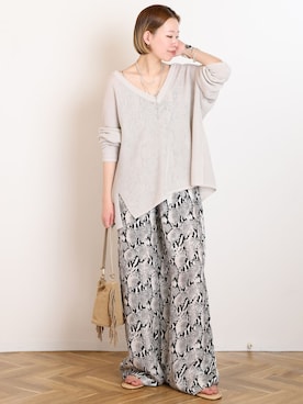 STAFF.Mさん(レディース・162cm)の春コーディネート