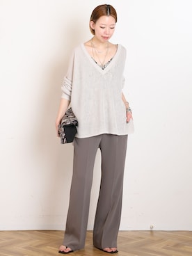 STAFF.Mさん(レディース・162cm)の春コーディネート