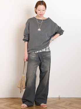 STAFF.Mさん（レディース・162cm）の冬コーディネート