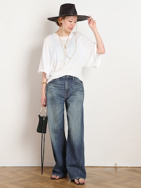 STAFF.Mさん(レディース・162cm)の夏コーディネート