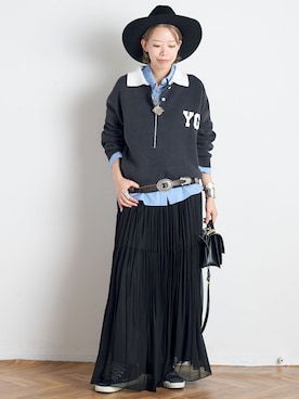 STAFF.Mさん(レディース・162cm)の秋コーディネート