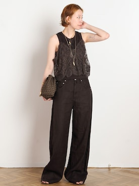 STAFF.Mさん(レディース・162cm)の春コーディネート